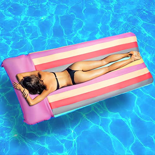 Fabric-Covered Pool Floats - Parentswell Inflatable Pool Float